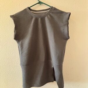 Gray Sleeveless Women's Top